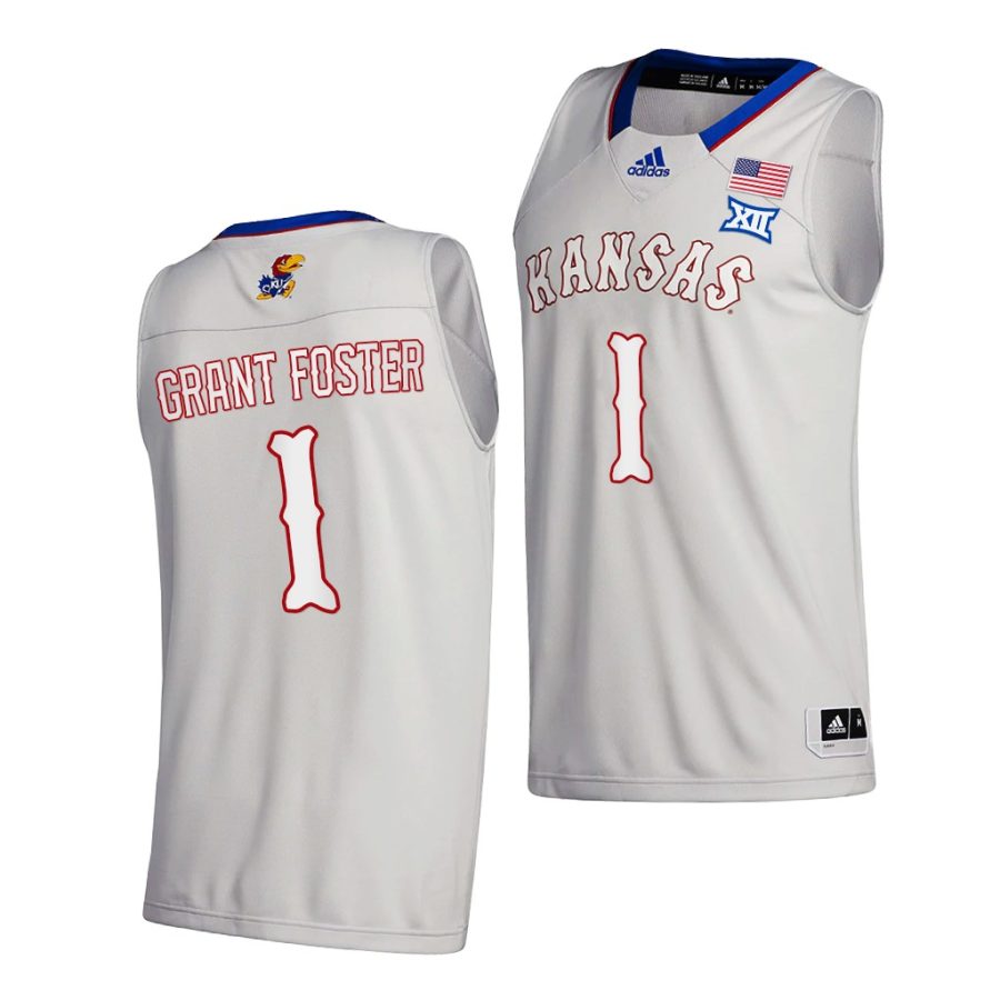 tyon grant foster gray college basketball men jersey