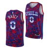 tyrese maxey 76ers select series dazzle royal jersey