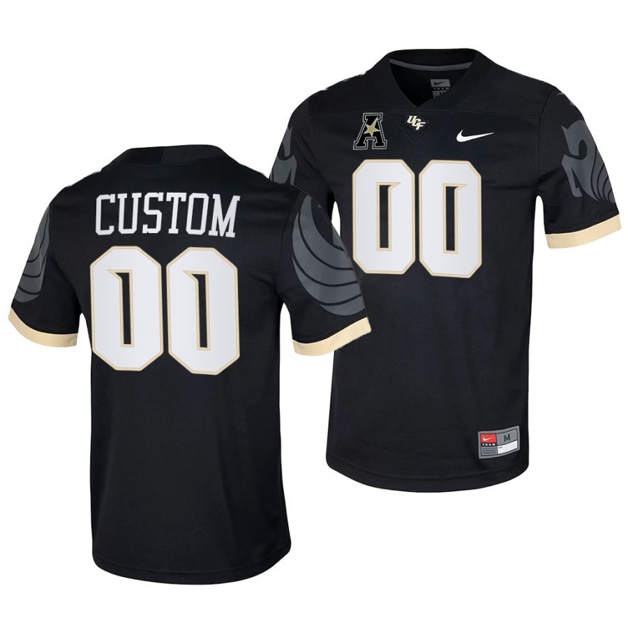 ucf knights custom black college football men jersey