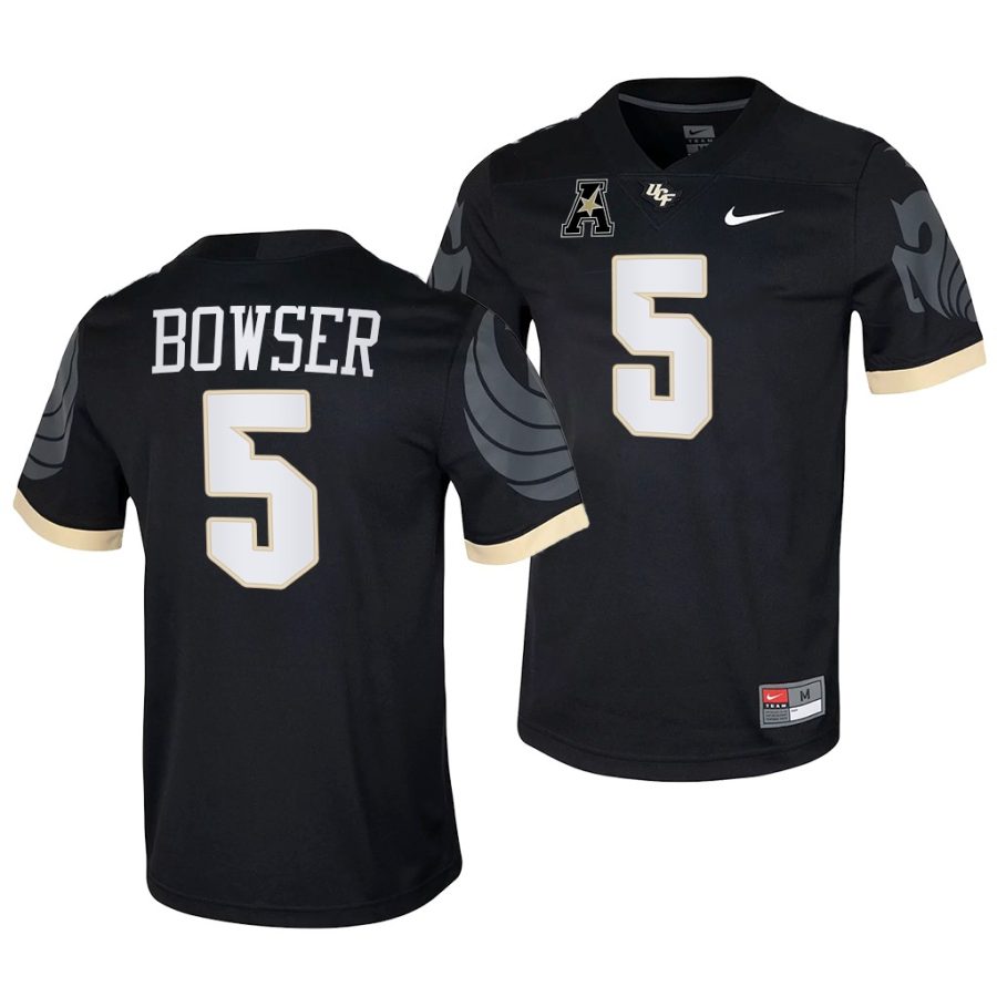 ucf knights isaiah bowser black college football men jersey