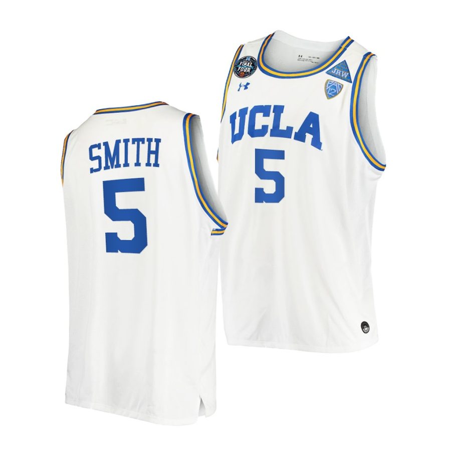 ucla bruins chris smith 2021 march madness final four jrw white jersey