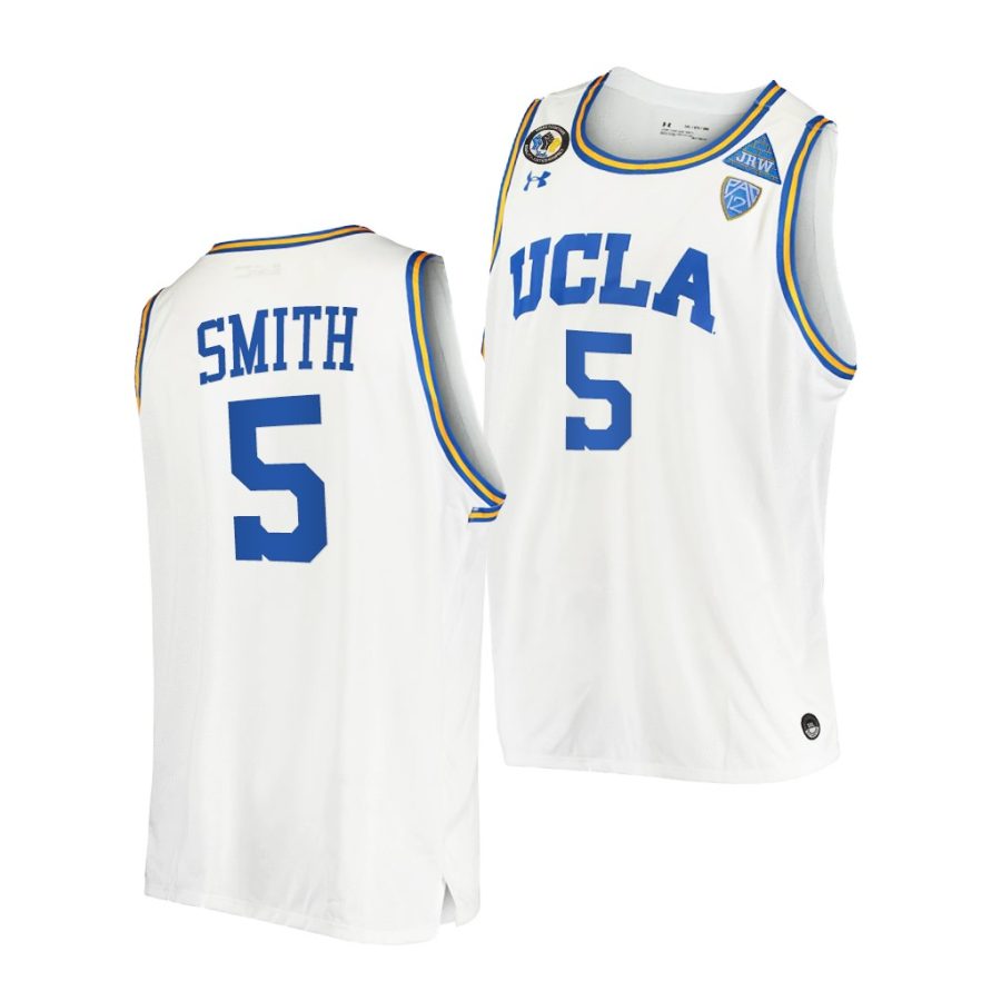 ucla bruins chris smith 2021 march madness pac 12 stand together white jersey