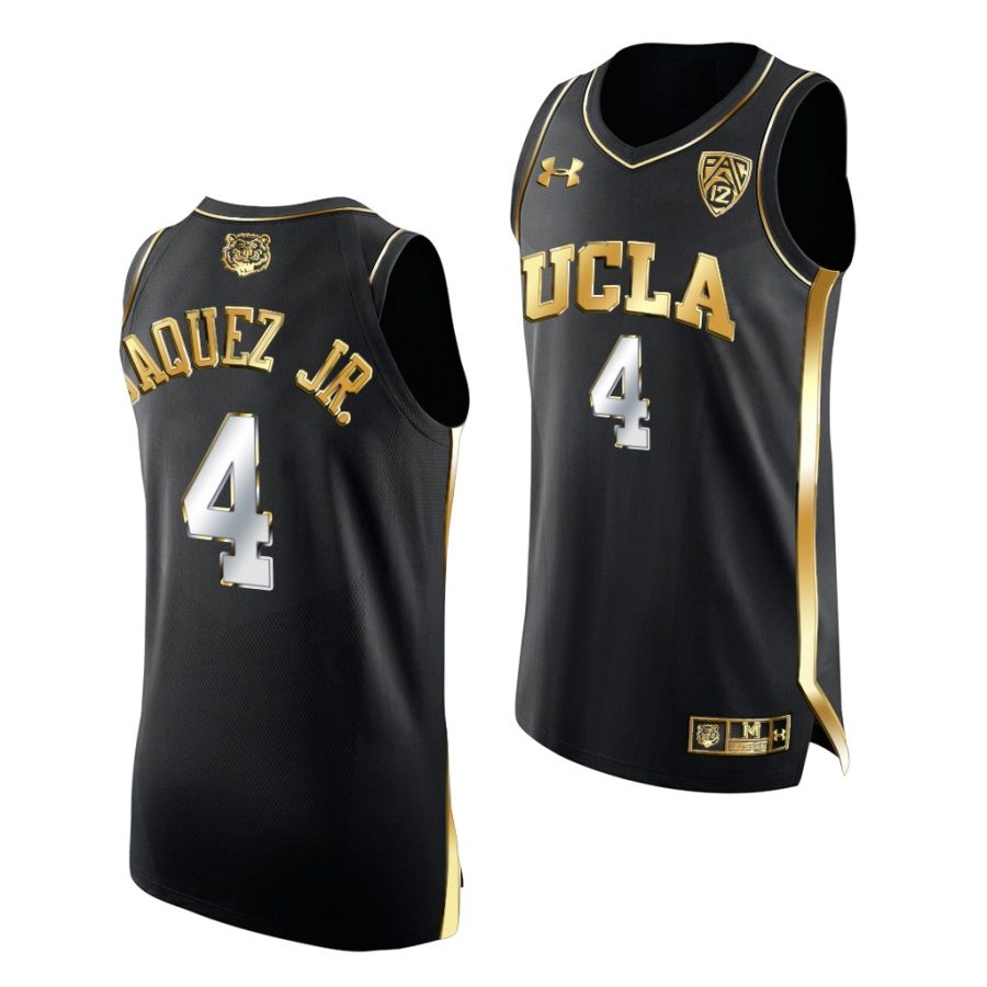 ucla bruins jaime jaquez jr. 2021 march madness elite 8 golden authentic black jersey