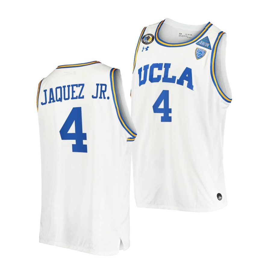 ucla bruins jaime jaquez jr. 2021 march madness elite 8 stand together white jersey