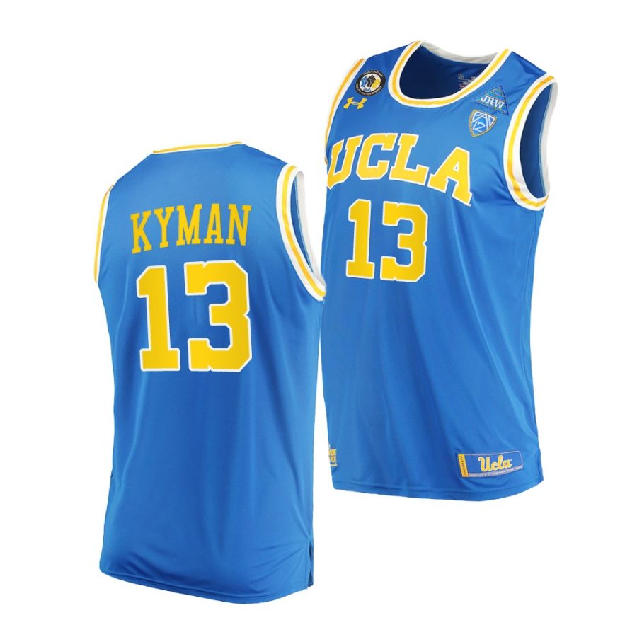 ucla bruins jake kyman 2021 march madness pac 12 stand together blue jersey