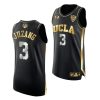 ucla bruins johnny juzang 2021 march madness elite 8 golden authentic black jersey