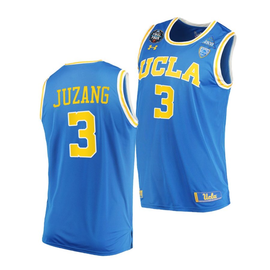 ucla bruins johnny juzang 2021 march madness final four pac 12 blue jersey