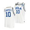 ucla bruins tyger campbell 2021 march madness final four jrw white jersey