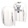 uconn huskies white just us bench long sleeve men t shirt