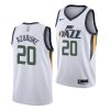 udoka azubuike jazz association 2020 nba draft 2020 21 white jersey