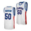 udonis haslem white alumni men's jersey