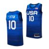 usa basketball jayson tatum blue tokyo olympics 2021 away jersey