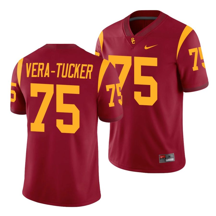 usc trojans alijah vera tucker cardinal game college football jersey