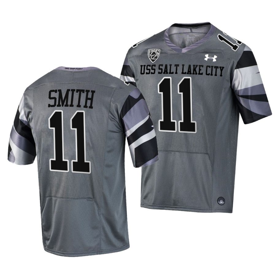 utah utes alex smith gray uss salt lake city alternate jersey