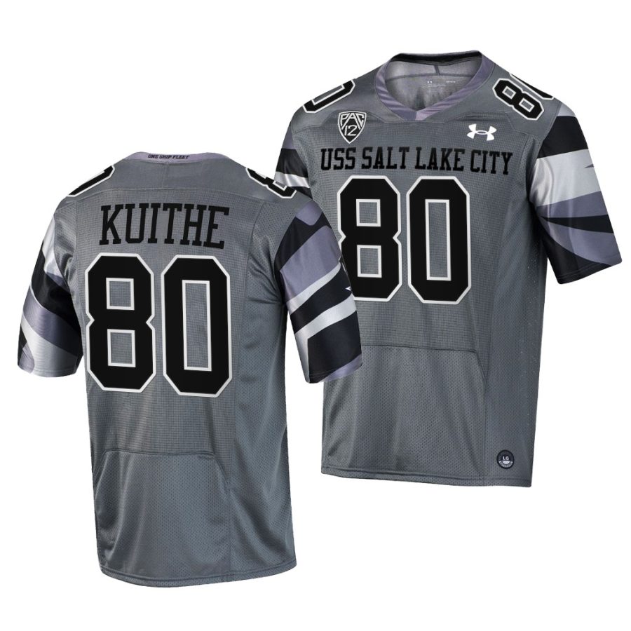 utah utes brant kuithe gray uss salt lake city alternate jersey