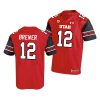 utah utes charlie brewer red premier men's jersey