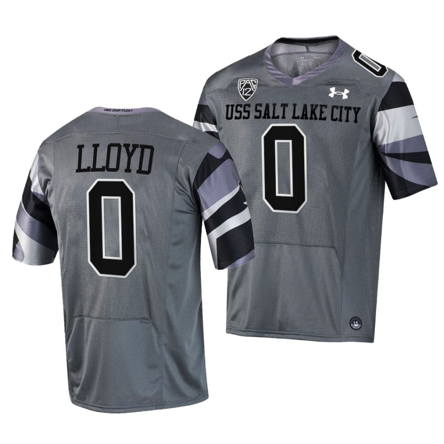 utah utes devin lloyd gray uss salt lake city alternate jersey