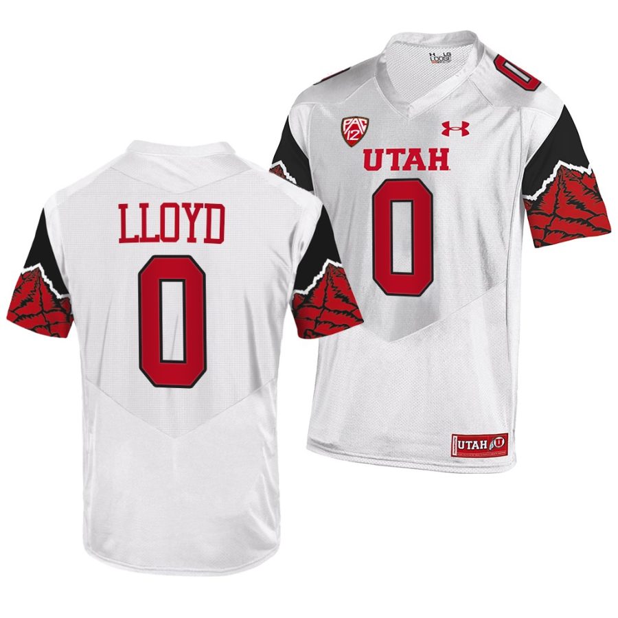 utah utes devin lloyd white college football premier jersey