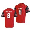 utah utes jake bentley red college football men's jersey