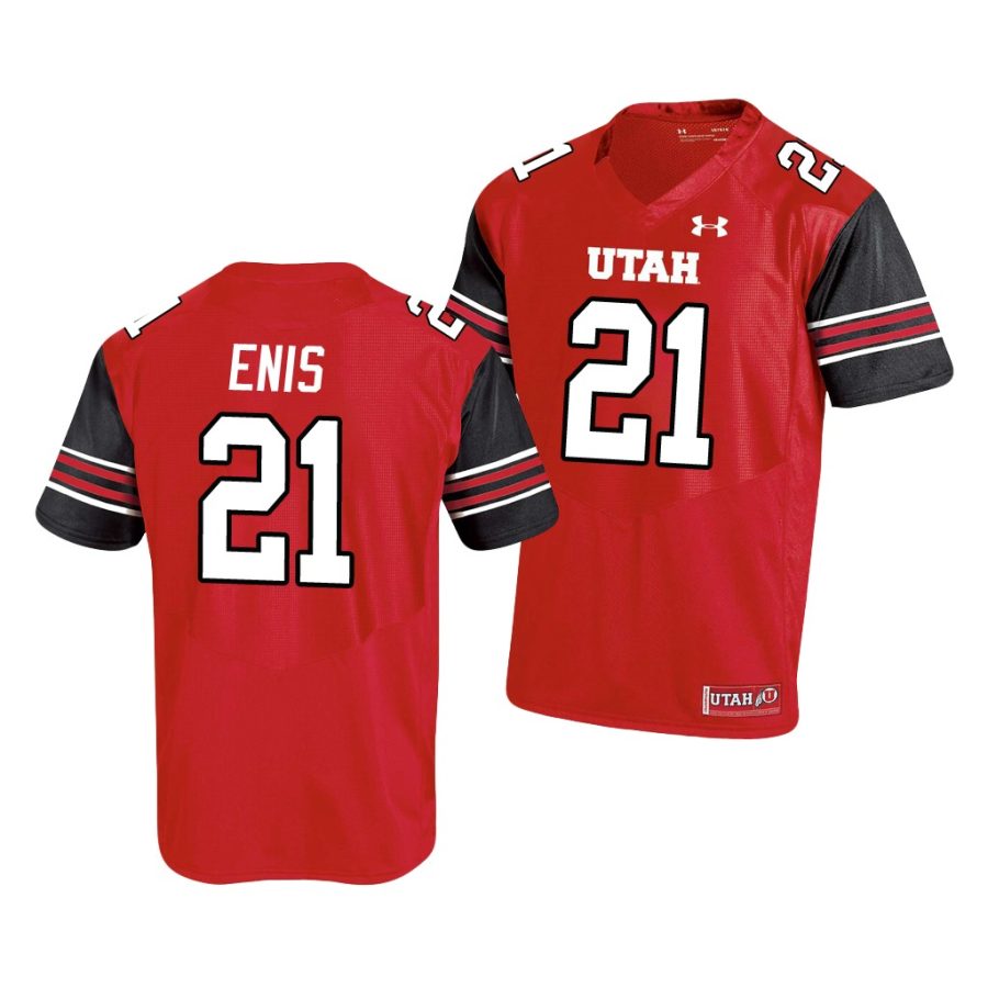 utah utes solomon enis red college football men's jersey