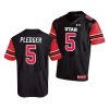 utah utes tj pledger black replica men's jersey