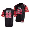 utah utes ty jordan black replica men's jersey