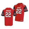 utah utes ty jordan red college football men's jersey