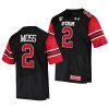 utah utes zack moss black college football nfl alumni jersey