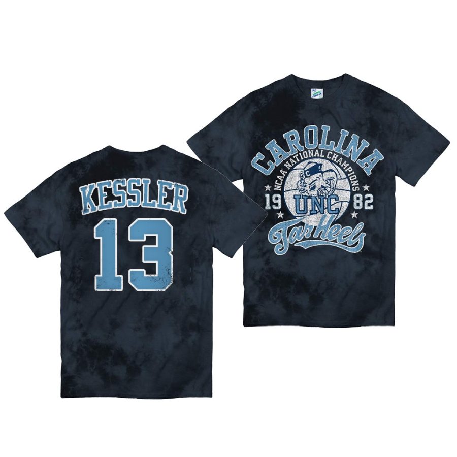 walker kessler navy march madness champs retro tie dye t shirt