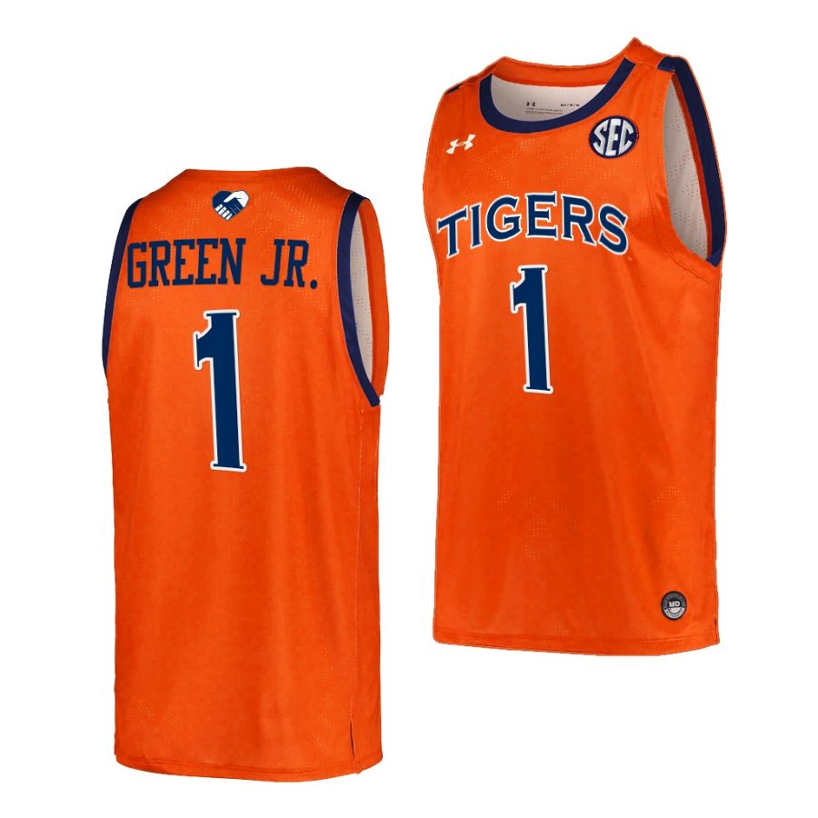 wendell green jr. orange college basketball 2022unite as one jersey