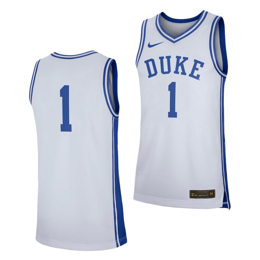 white replica duke blue devils jersey