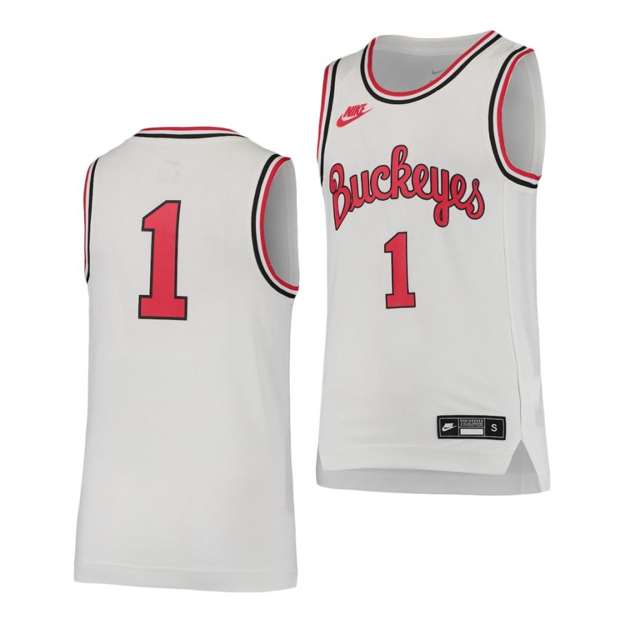 white replica ohio state buckeyes jersey