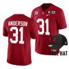 will anderson jr. alabama crimson tide crimson 2021 cotton bowl champions cfp jersey