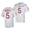 wisconsin graham mertz white 2021 shamrock series men jersey