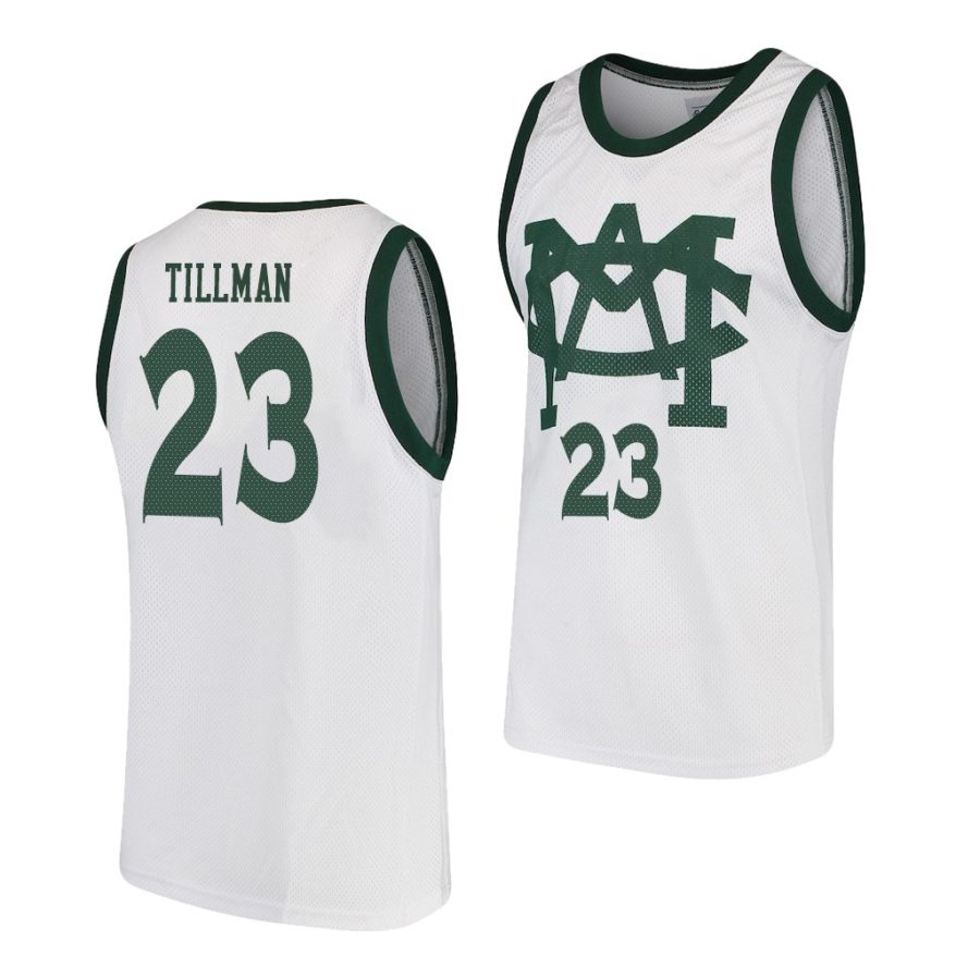 xavier tillman white vault mac men's jersey