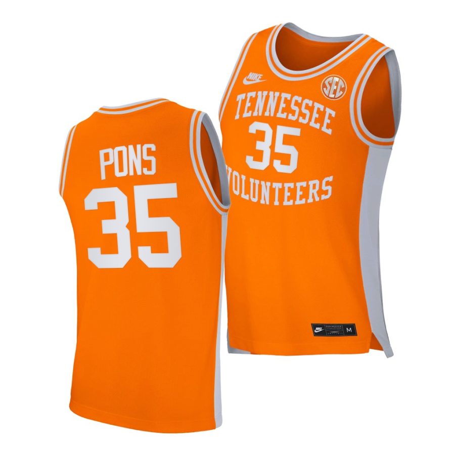 yves pons orange retro men jersey