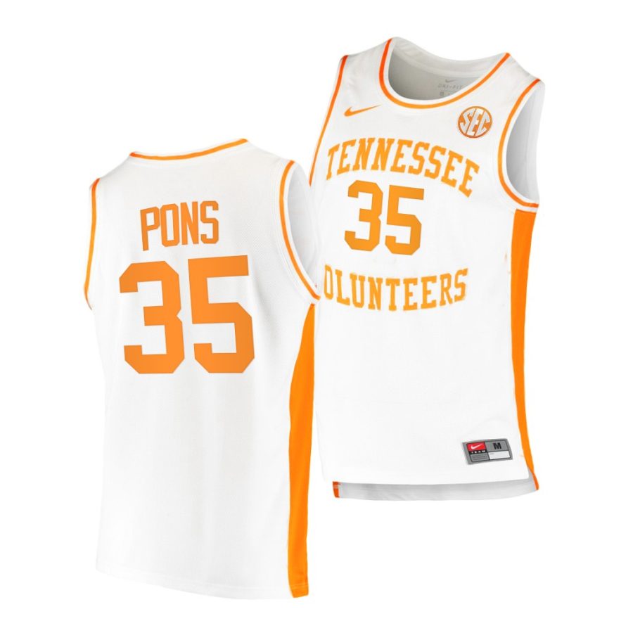 yves pons white replica men jersey