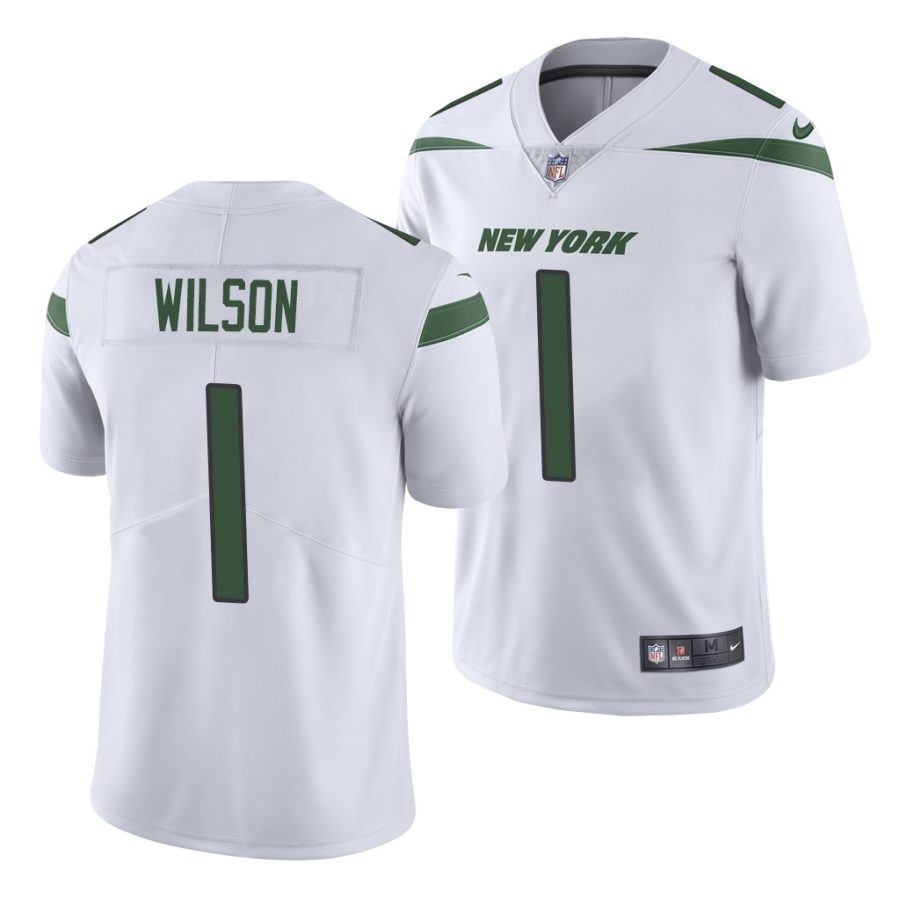 zach wilson jets 2021 nfl draft vapor limited men's white jersey