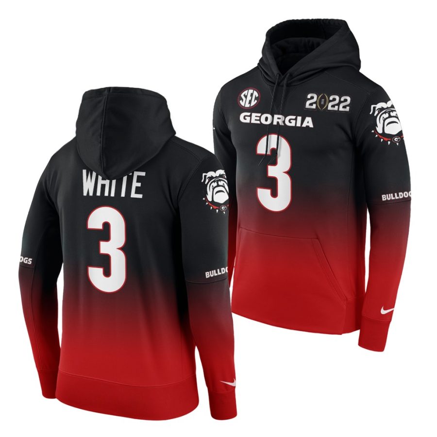 zamir white black red college football playoff 2021 national champions georgia bulldogs hoodie