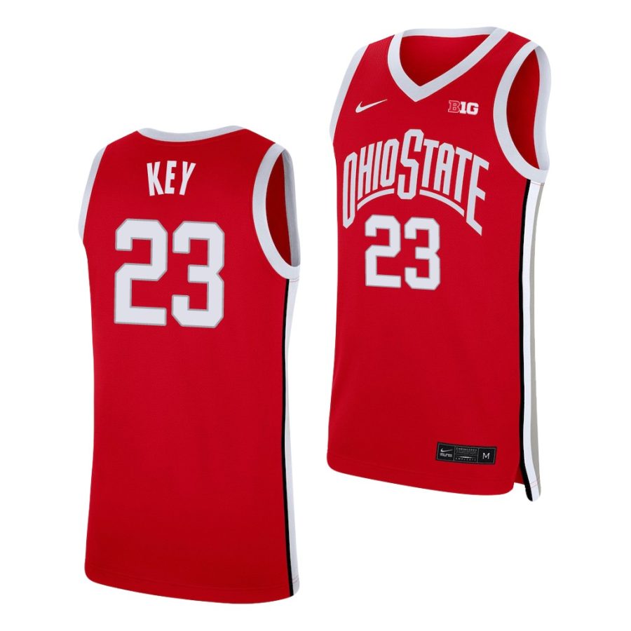 zed key scarlet replica ohio state buckeyes jersey