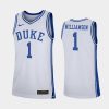 zion williamson white replica men's jersey